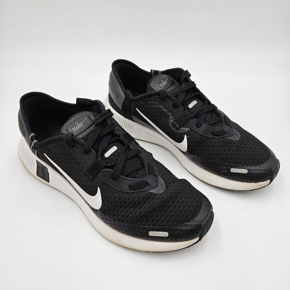 Nike Men’s Reposto Running Shoes Athletic Black White CZ5631-012 Size 9.5 - Picture 2 of 16